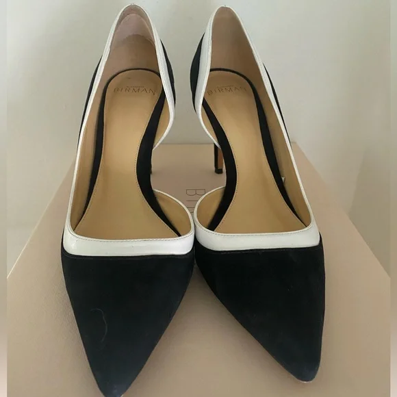 Alexandre Birman Wavee suede pump size 37
